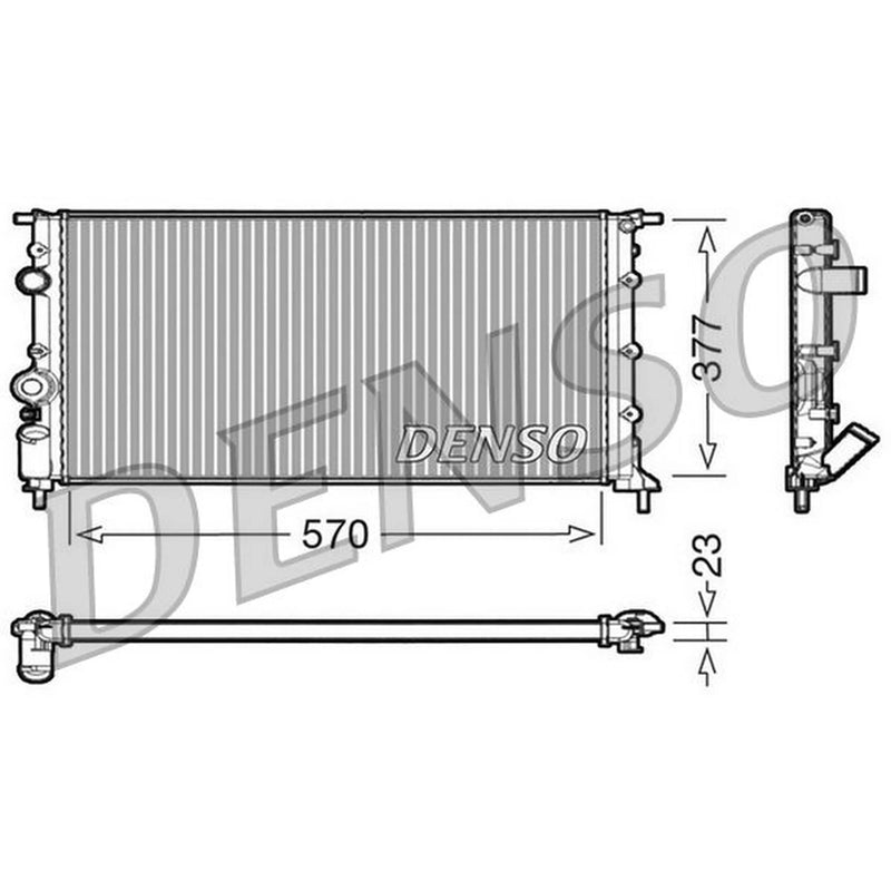 Denso Engine Radiator DRM23054