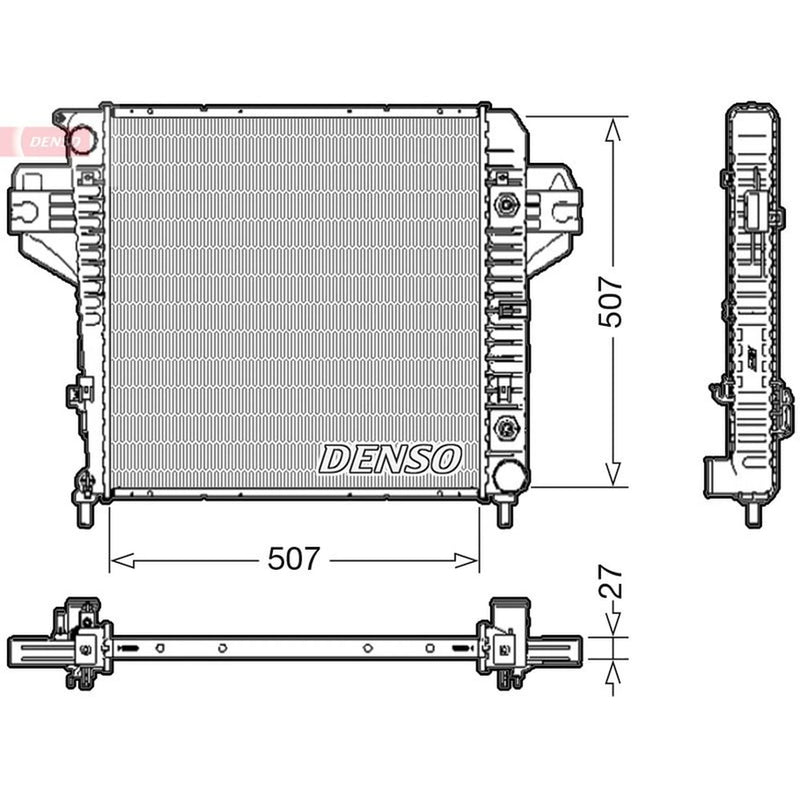 Denso Engine Radiator DRM06033