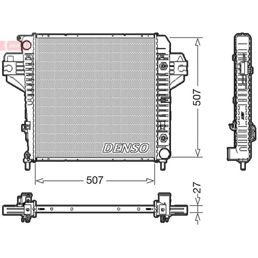 Denso Engine Radiator DRM06033