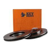Key Parts 2 x Vented Front Brake Discs KBD4580