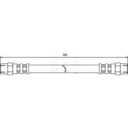 Apec Brake Hydraulic Hose Line Rear HOS3184