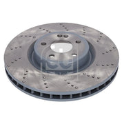 Febi 2 x Perforated/Vented Front Brake Discs 107510