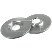Borg & Beck 2 x Solid Front Brake Discs BBD4724