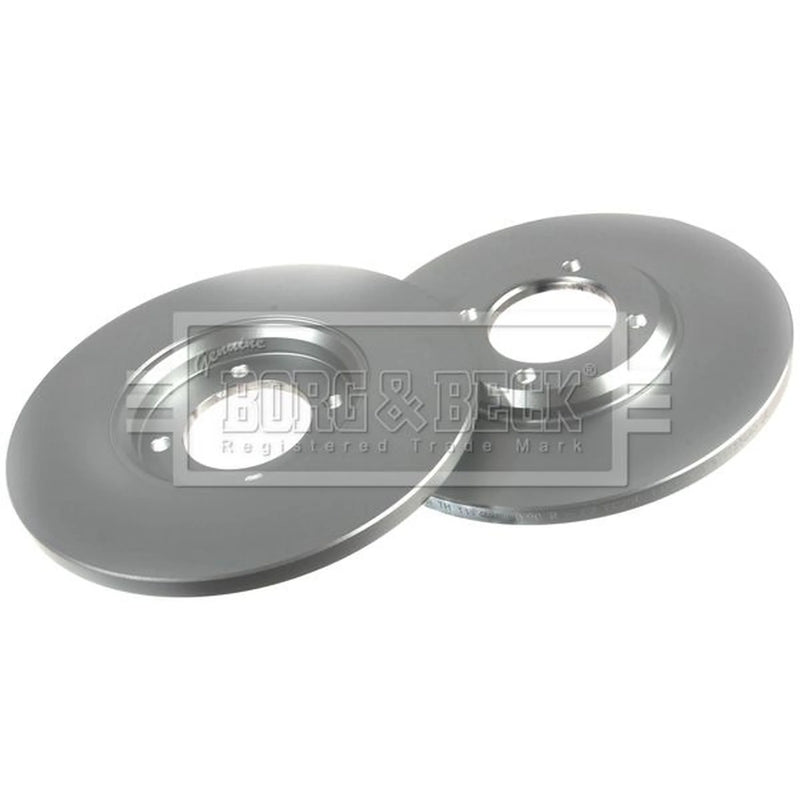Borg & Beck 2 x Solid Front Brake Discs BBD4724