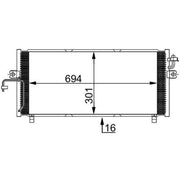 Mahle Air Conditioning Condenser AC 247 000S