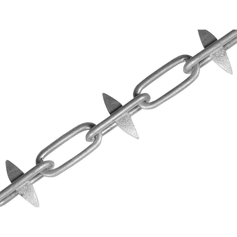 Faithfull Spike Chain Galvanised 6mm x 5m Box - Max. Load 250kg - FAICHBOX6SG