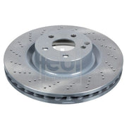 Febi 2 x Perforated/Vented Front Brake Discs 44007
