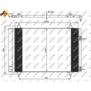 NRF Air Conditioning Condenser 35610