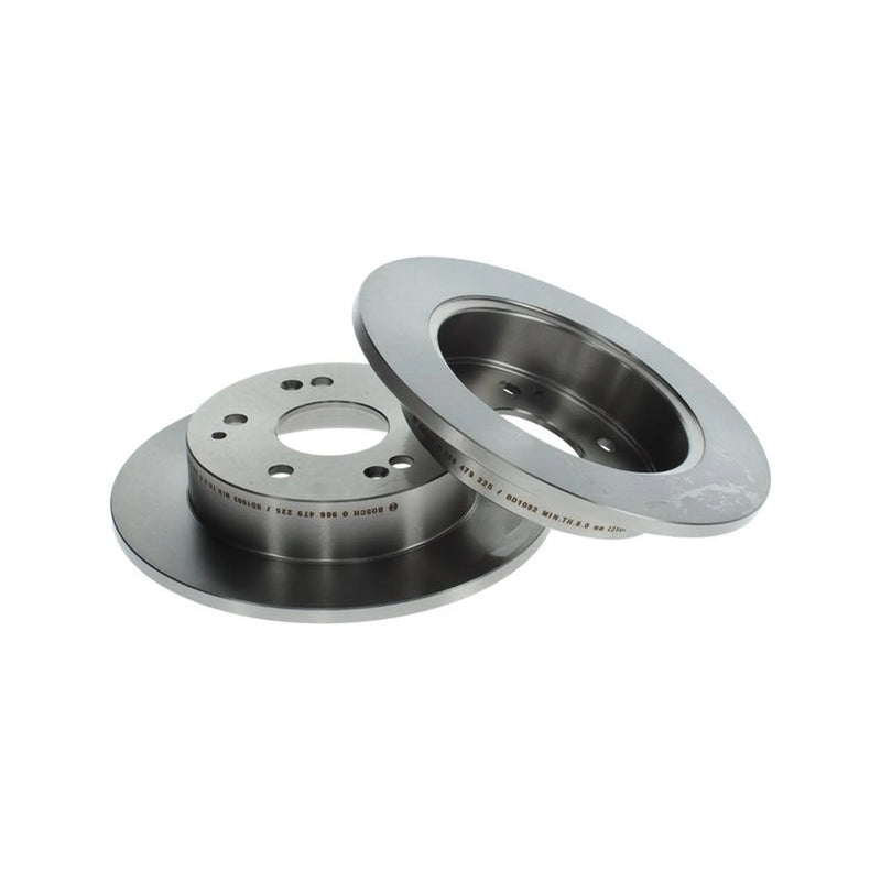 Bosch 2 x Solid Rear Brake Discs 0 986 479 225