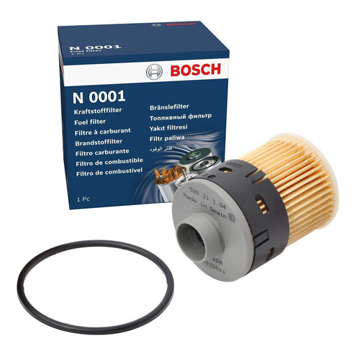 Bosch Car Fuel Filter N0001 Fits Citroen Relay E-Hdi 30|E-Hdi 35|Hdi 33|Hdi 35|H Bosch  - Town Parts