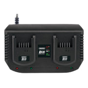 D20 20V Li-ion Fast Twin Battery Charger, 2 x 3.5A