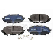 Borg & Beck 4 x Front Brake Pad Set BBP2590