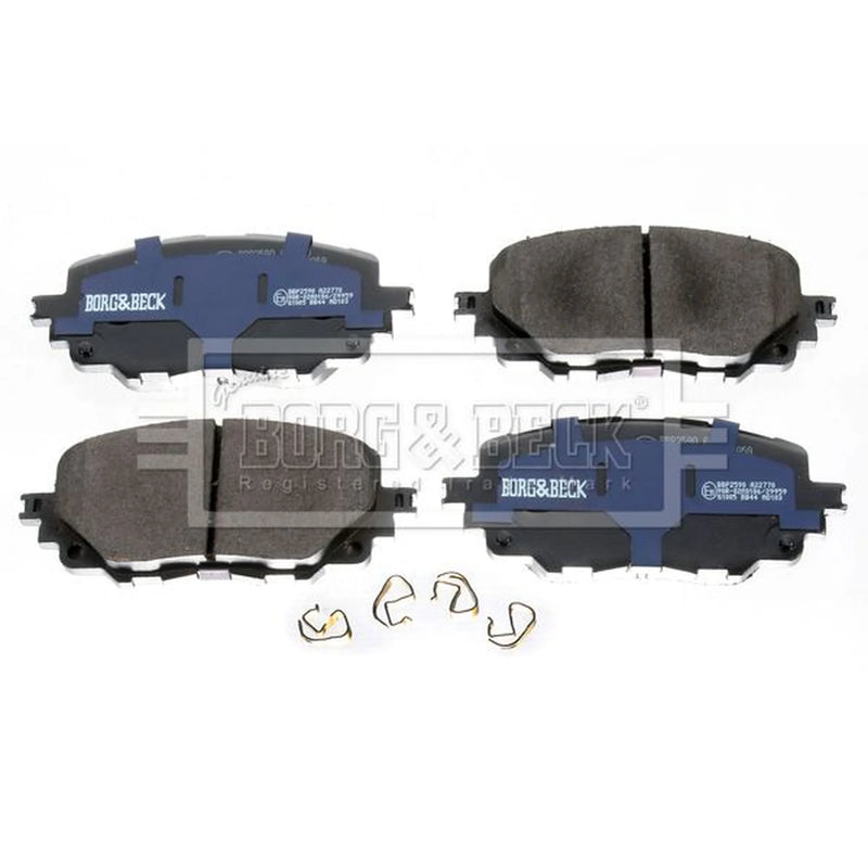 Borg & Beck 4 x Front Brake Pad Set BBP2590