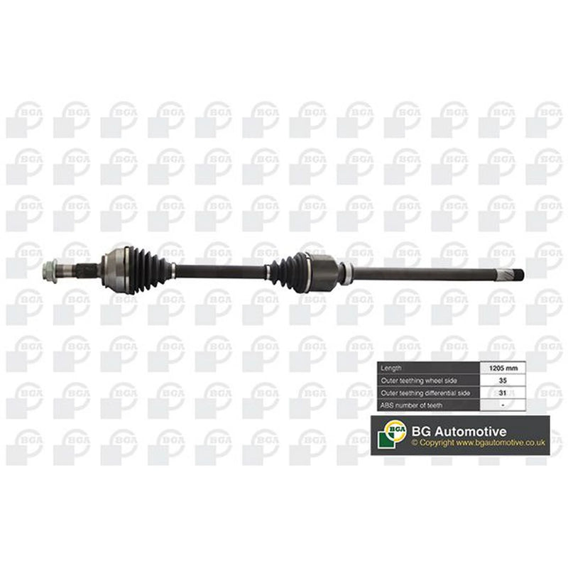 BGA CV Drive Shaft Driveshaft Front Right DS6738R
