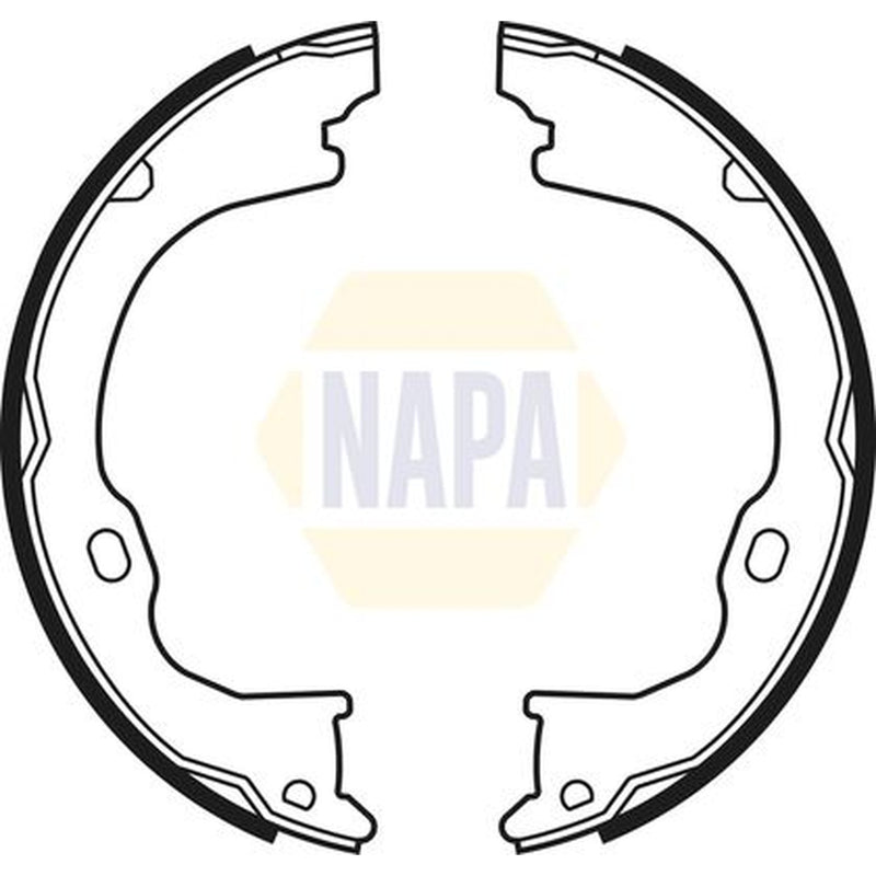 NAPA Parking Brake Shoe Set NBS5043