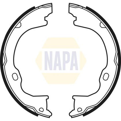 NAPA Parking Brake Shoe Set NBS5043