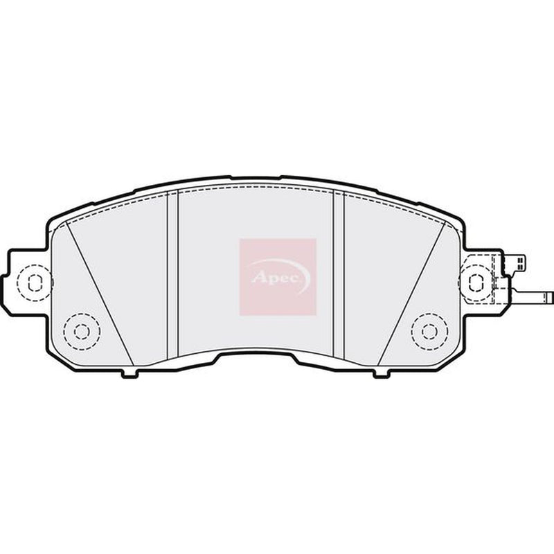 Apec Front Brake Pad Set PAD2219