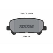 Textar Rear Brake Pad Set 2543403