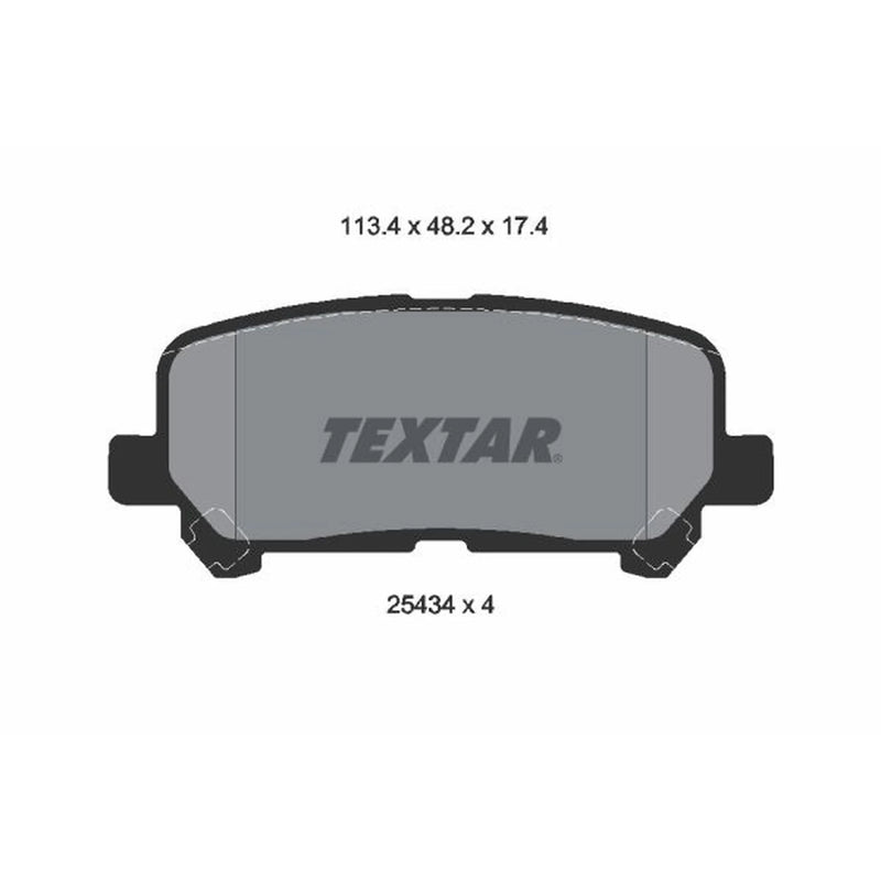 Textar Rear Brake Pad Set 2543403