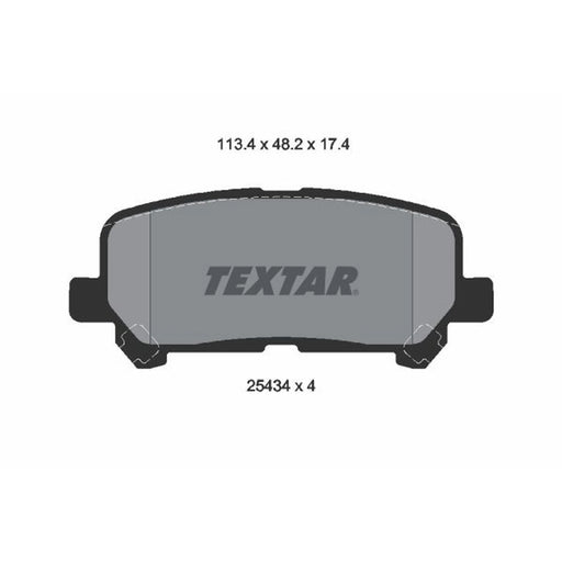 Textar Rear Brake Pad Set 2543403
