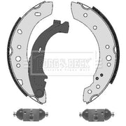 Borg & Beck Brake Shoe Set Axle Kit BBS1071K