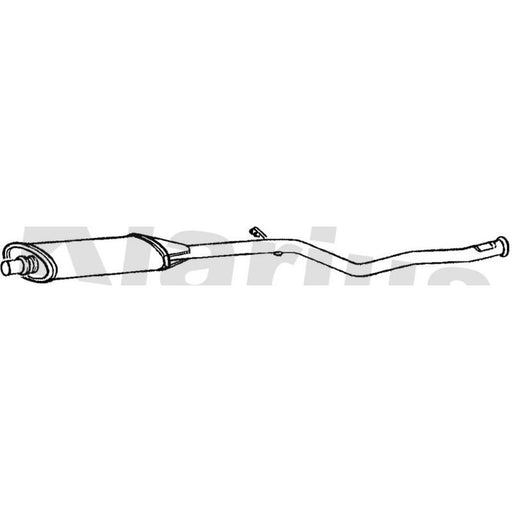 Klarius Box With Centre Pipe Centre PG562W