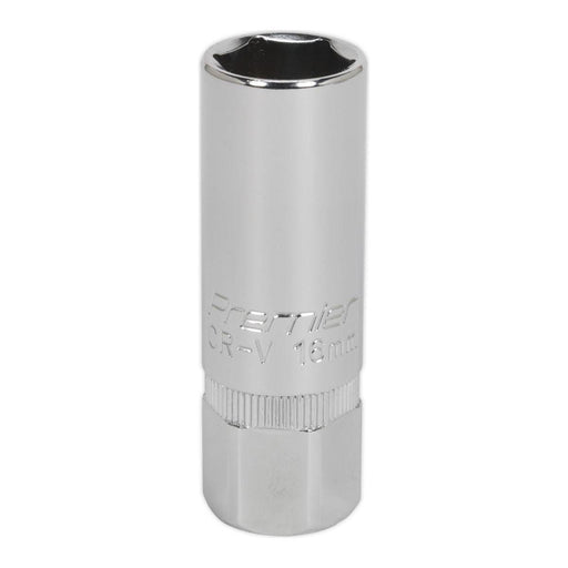 Sealey Spark Plug Socket 16mm 1/2"Sq Drive S12SP10 Sealey  - Town Parts