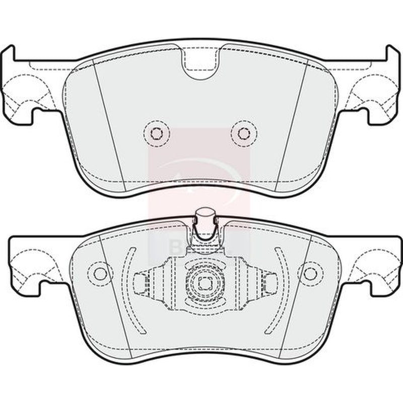 Apec Front Brake Pad Set PD3375