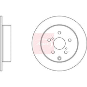 Apec 2 x Solid Rear Brake Discs DSK2523
