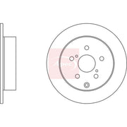 Apec 2 x Solid Rear Brake Discs DSK2523