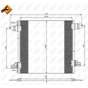 NRF Air Conditioning Condenser 35702