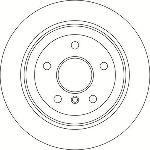 Abtex 2 x Vented Rear Brake Discs BD1851V