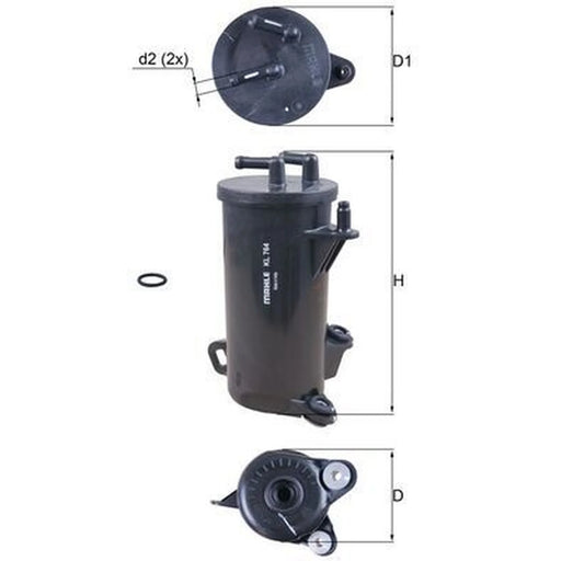 Mahle Fuel Filter Element KL 764D