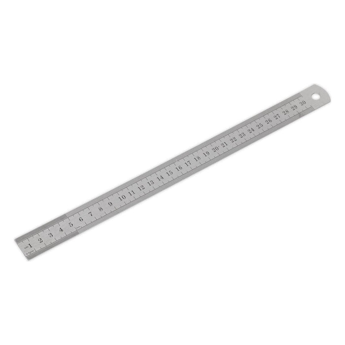 Sealey Steel Rule 300mm/12" AK9641 Sealey  - Town Parts