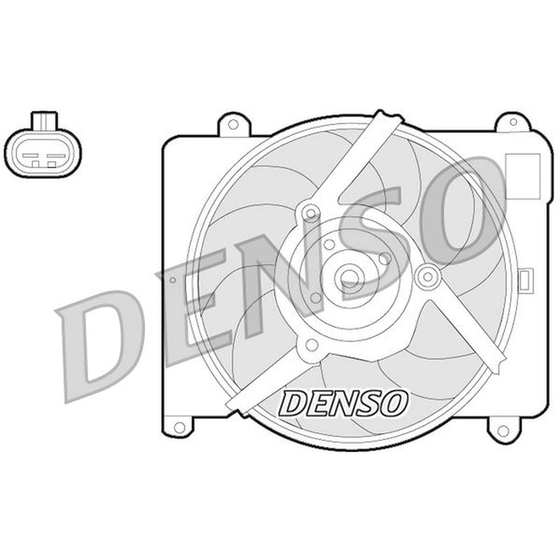 Denso Engine Cooling Fan DER09054