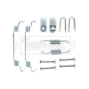 Borg & Beck Parking Brake Shoe Accessory Kit Rear BBK6205