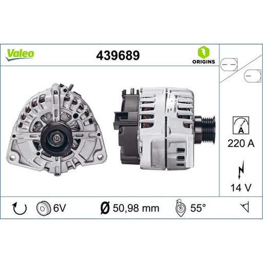 Valeo Car Alternator 12V 439689