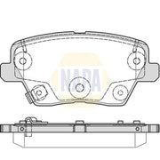 NAPA Rear Brake Pad Set NBP1681