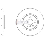Fahren 2 x Vented Front Brake Discs FBD6438