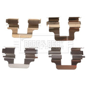 Borg & Beck Brake Pad Accessory Fitting Kit Rear BBK1224
