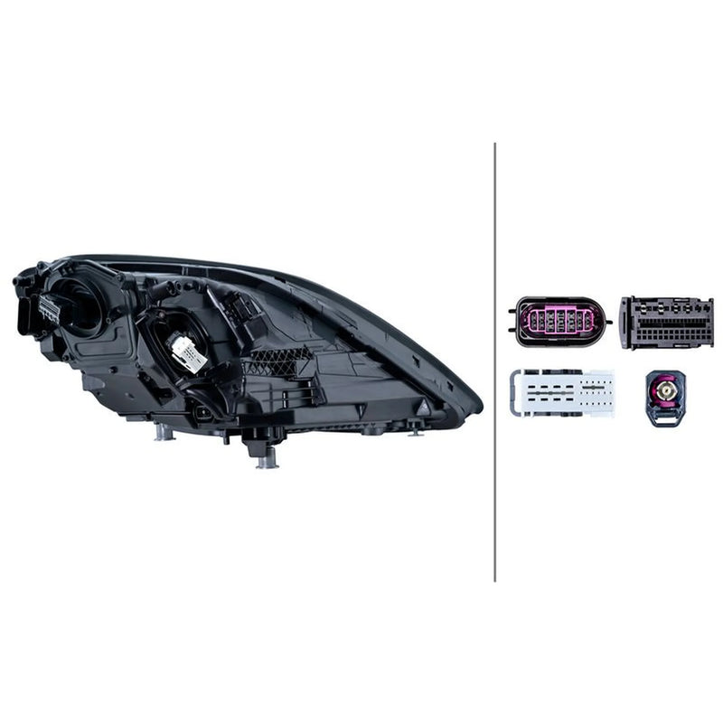 Hella Headlight Headlamp LED Left 1EX 016 351-711