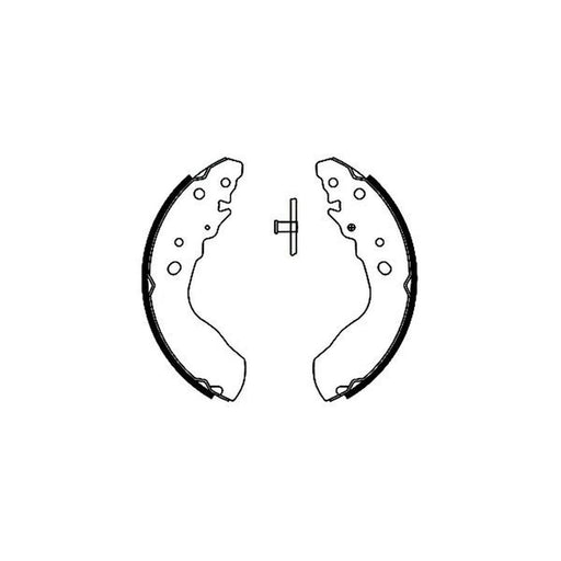 Mintex Brake Shoe Set Axle Kit MFR442