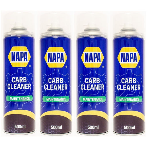 4x NAPA Carb Cleaner Spray Carburettor Intake Spray Cleaner Professional 500Ml Napa  - Town Parts