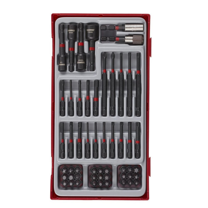 Teng Tools Impact Bit Set TT1 53 Pieces 1/4" Hex Drive
