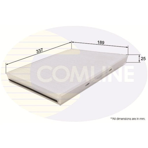 Comline Cabin Air Filter (Pollen Filter) EKF383