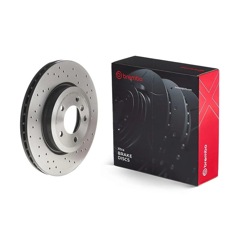 Brembo Xtra 2 x Perforated/Vented Front Brake Discs 09.8952.1X