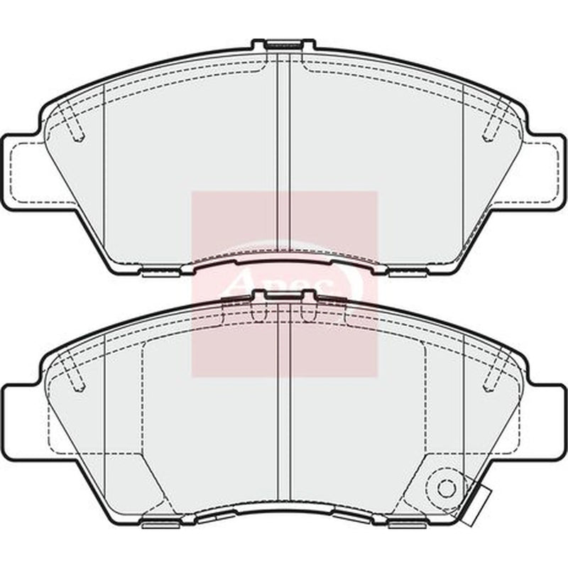 Apec Front Brake Pad Set PAD1675