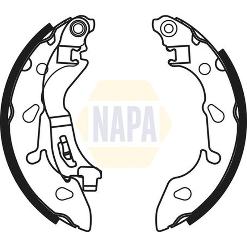 NAPA Brake Shoe Set Axle Kit NBS1083