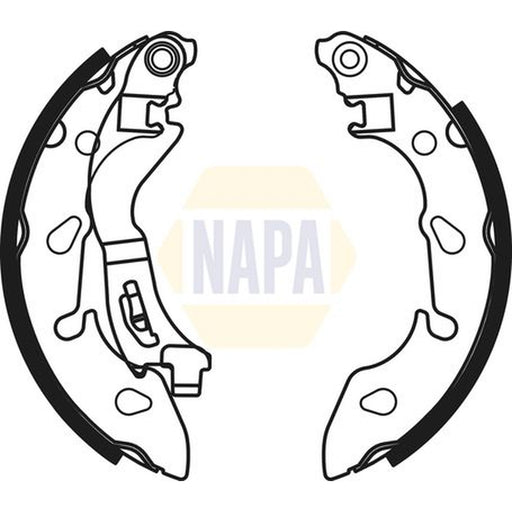 NAPA Brake Shoe Set Axle Kit NBS1083