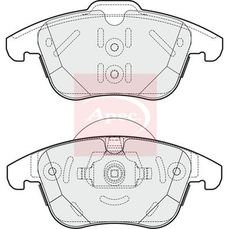 Apec Front Brake Pad Set PAD1878